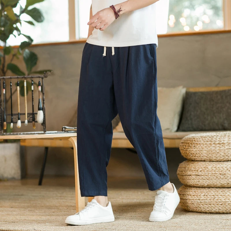 Loose-Fit Cotton Jogger Pants