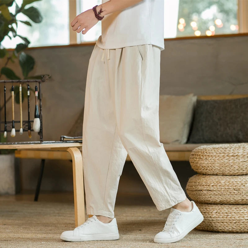 Loose-Fit Cotton Jogger Pants