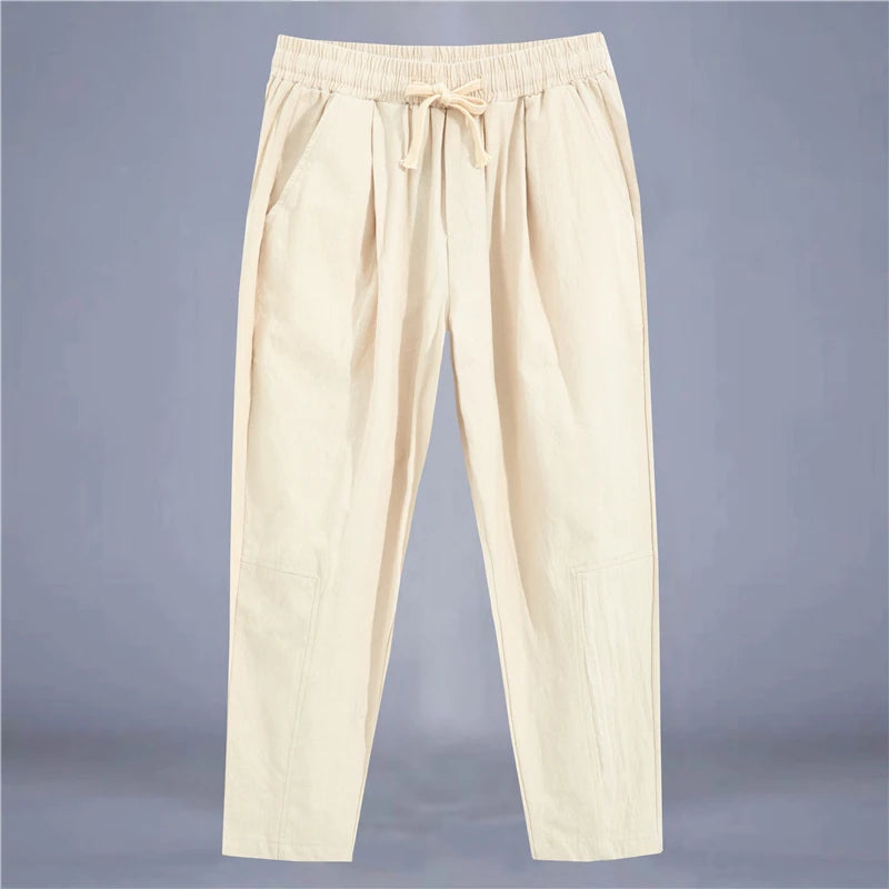 Loose-Fit Cotton Jogger Pants